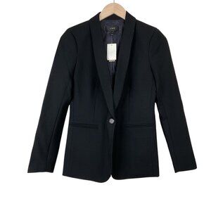 J. Crew Wool Parke Blazer Black Size 0